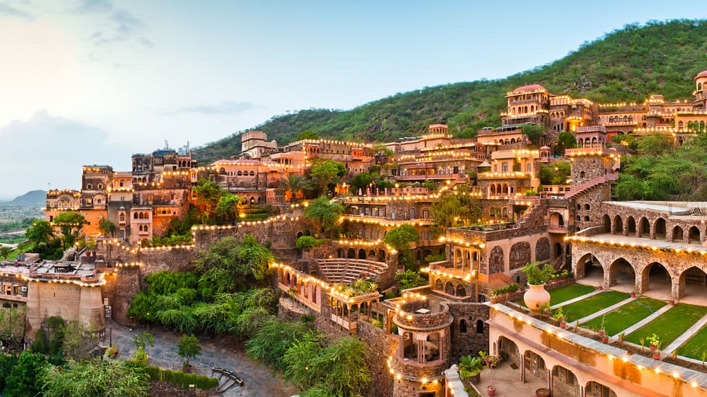 Bucket list of 10 magical escape spots within a 300-kilometer radius of New Delhi, the capital city. 1 neemrana Bucket list of 10 magical escape spots within a 300-kilometer radius of New Delhi, the capital city.